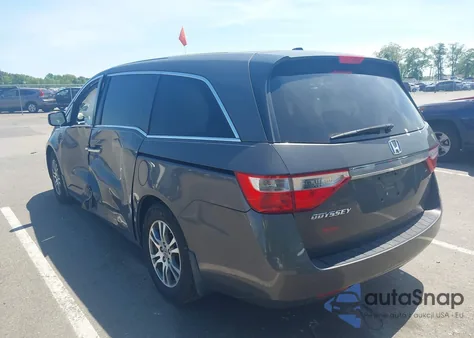 2013 Honda Odyssey Ex-L from USA, damaged, VIN 5FNRL5H62DB007091